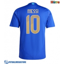 Fotballdrakt Herre Argentina Lionel Messi #10 Bortedrakt Copa America 2024 Kortermet